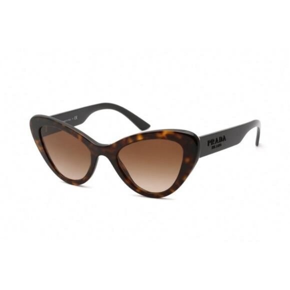 New Original PRADA 0PR 13YS SUNGLASSES HAVANA / BROWN GRADIENT WOMEN'S - Picture 2 of 12
